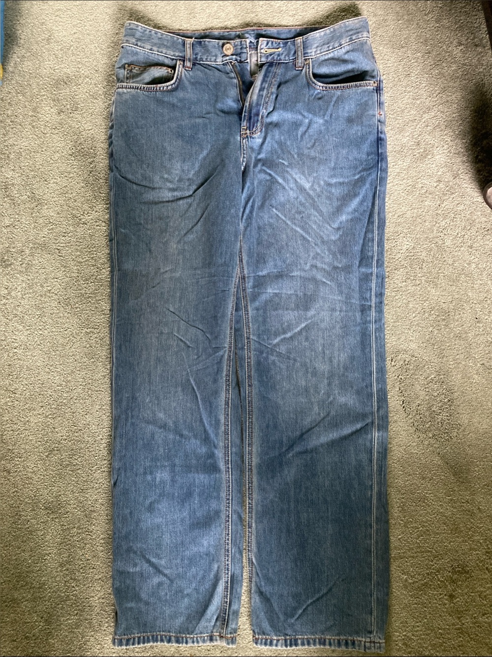 Tommy Bahama Women's Blue Straight-Leg Jeans